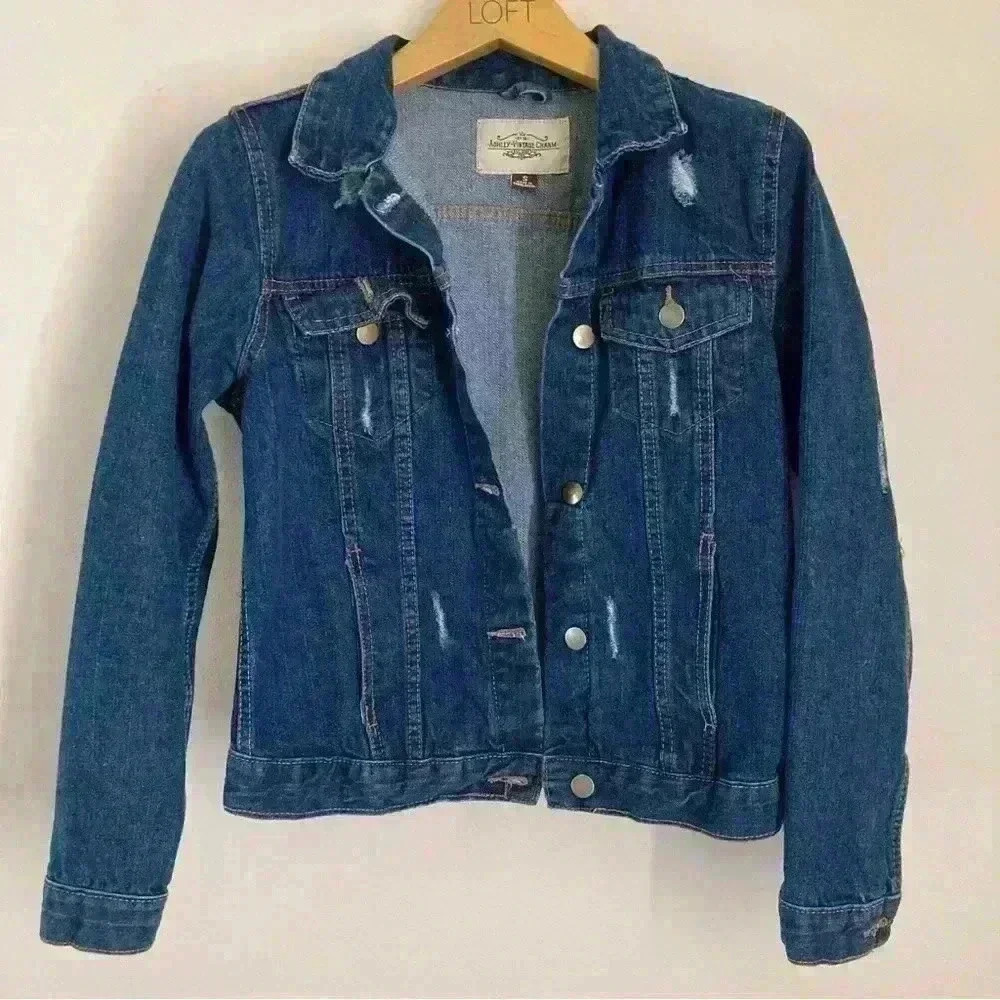 Ashley By 26 International Blue Jean Jacket